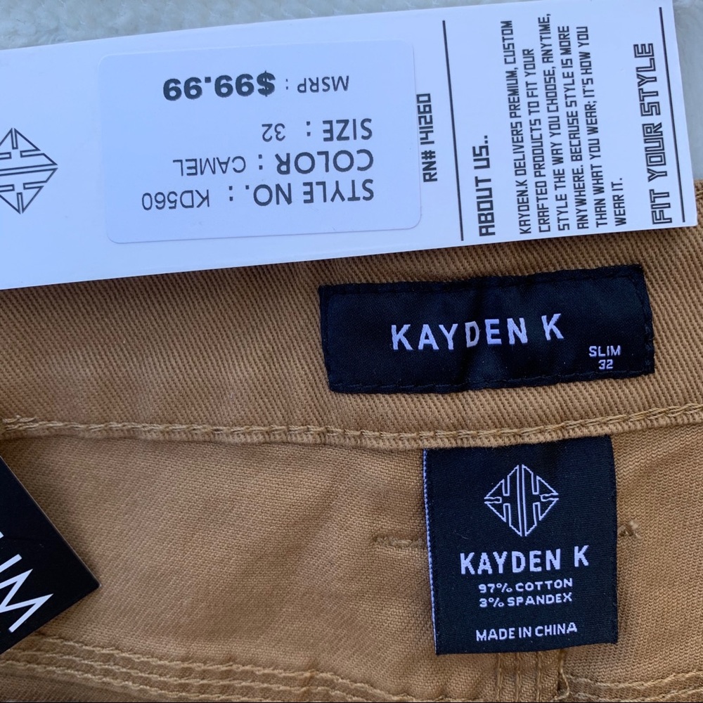 Kayden K Men’s Ripped Pants - Picture 3 of 5